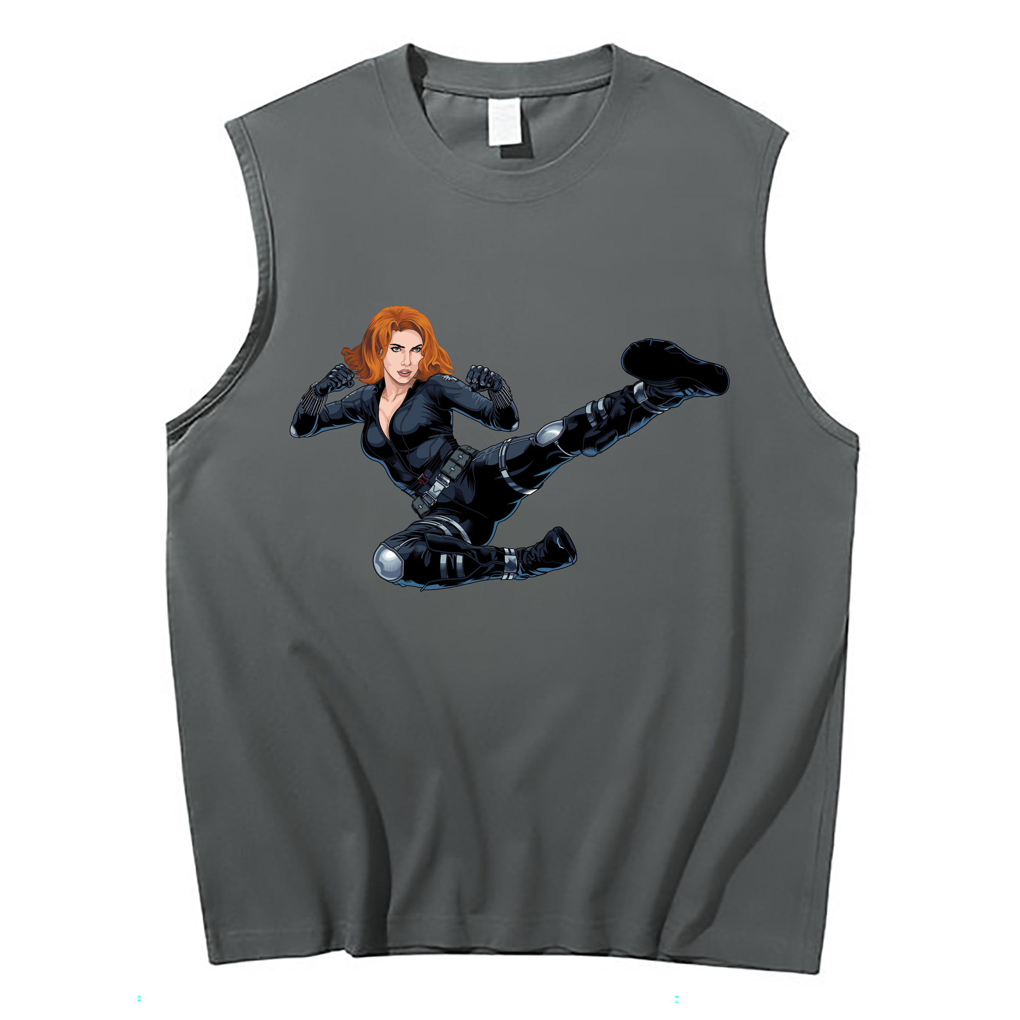（画像用） アベンジャーズ The Avengers コットン100％タンクトップ（フロントプリント）